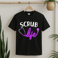 Scrub Life Stethoscope  T-Shirt