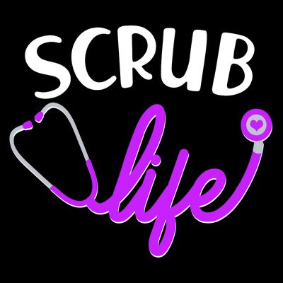 Scrub Life Stethoscope  T-Shirt