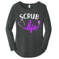 Scrub Life Stethoscope  Women's Perfect Tri Tunic Long Sleeve Shirt