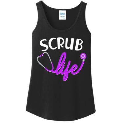 Scrub Life Stethoscope  Ladies Essential Tank