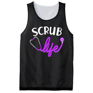 Scrub Life Stethoscope  Mesh Reversible Basketball Jersey Tank