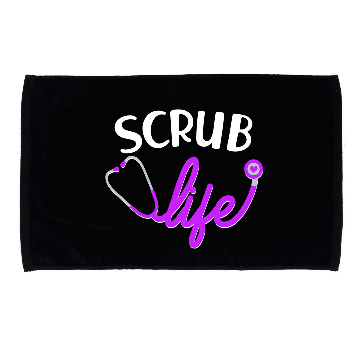 Scrub Life Stethoscope  Microfiber Hand Towel