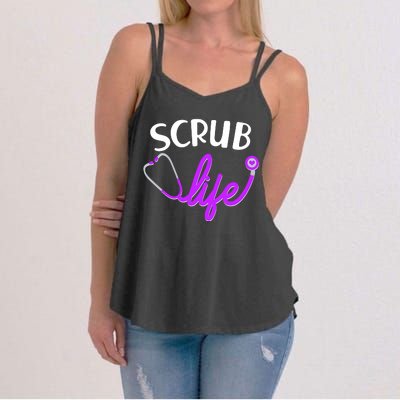 Scrub Life Stethoscope  Women's Strappy Tank