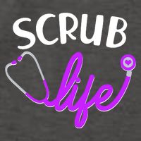 Scrub Life Stethoscope  Vector Backpack