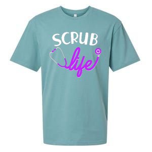 Scrub Life Stethoscope  Sueded Cloud Jersey T-Shirt