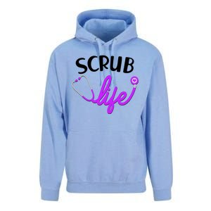 Scrub Life Stethoscope  Unisex Surf Hoodie