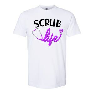 Scrub Life Stethoscope  Softstyle CVC T-Shirt