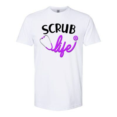 Scrub Life Stethoscope  Softstyle® CVC T-Shirt