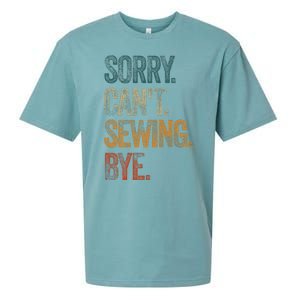 Sorry CanT Sewing Bye S Funny Quilting Lovers Sueded Cloud Jersey T-Shirt