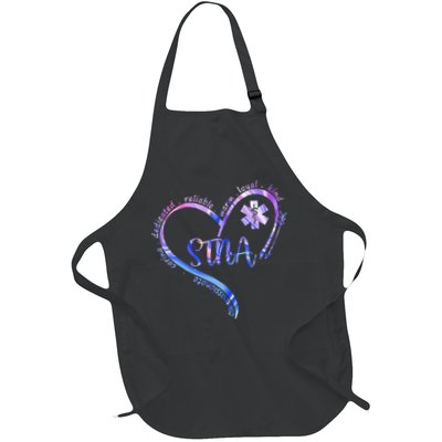STNA Compassionate State Tested Nursing Assistant NURSE DAY Full-Length Apron With Pockets