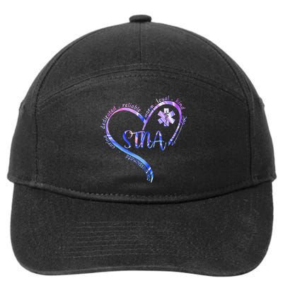 STNA Compassionate State Tested Nursing Assistant NURSE DAY 7-Panel Snapback Hat