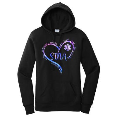 STNA Compassionate State Tested Nursing Assistant NURSE DAY Women's Pullover Hoodie