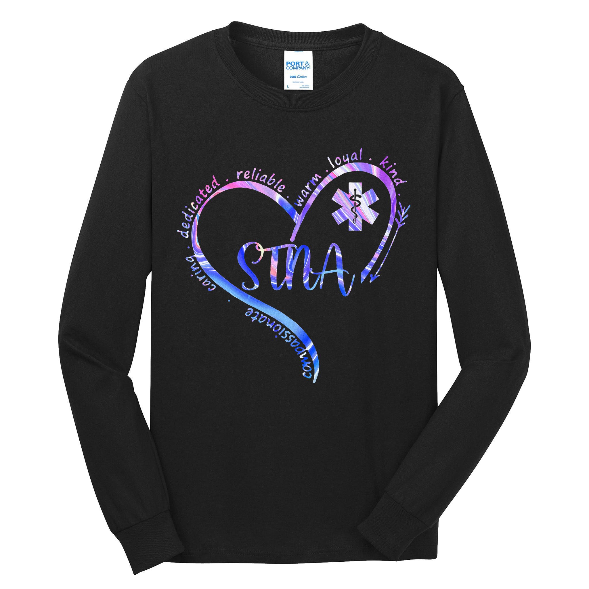 STNA Compassionate State Tested Nursing Assistant NURSE DAY Tall Long Sleeve T-Shirt