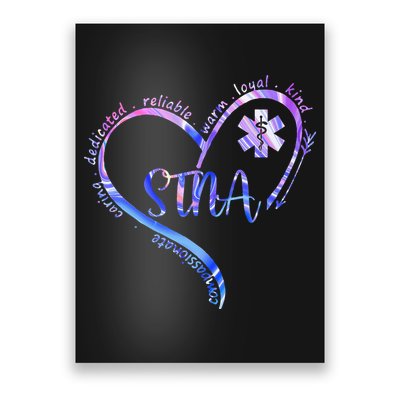 STNA Compassionate State Tested Nursing Assistant NURSE DAY Poster
