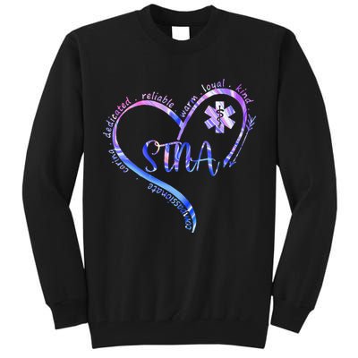 STNA Compassionate State Tested Nursing Assistant NURSE DAY Tall Sweatshirt