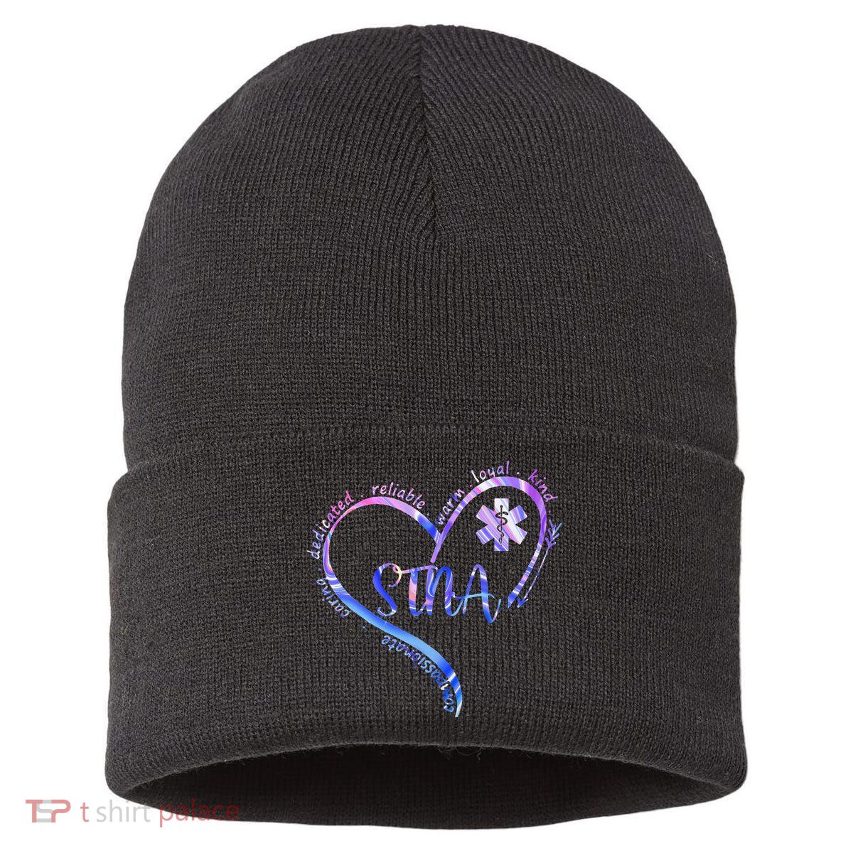 STNA Compassionate State Tested Nursing Assistant NURSE DAY Sustainable Knit Beanie