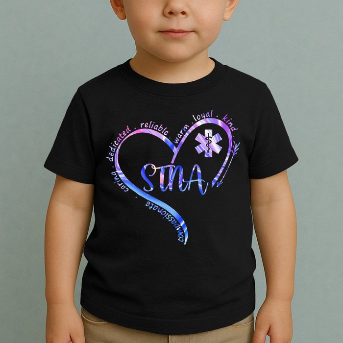 STNA Compassionate State Tested Nursing Assistant NURSE DAY Toddler T-Shirt