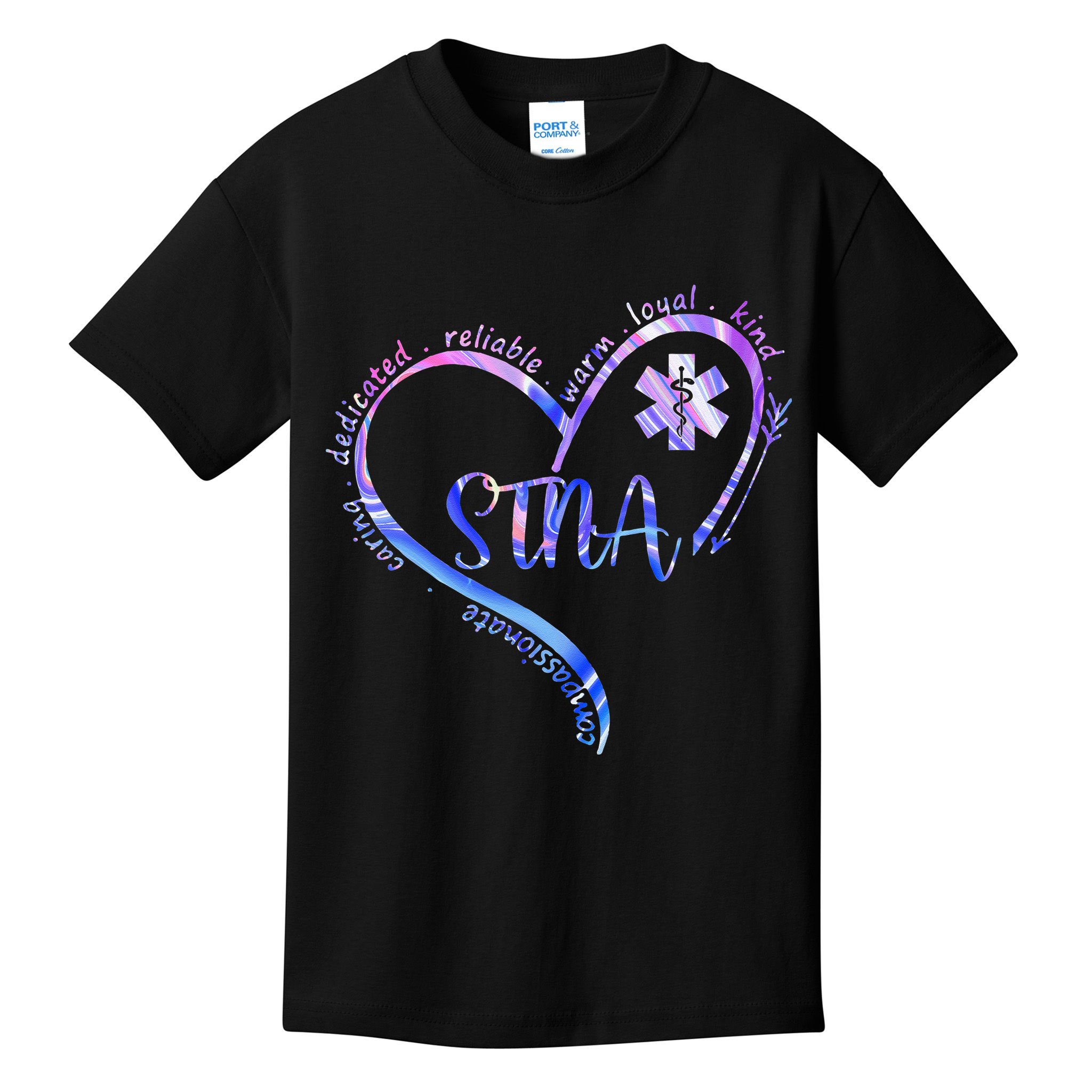 STNA Compassionate State Tested Nursing Assistant NURSE DAY Kids T-Shirt