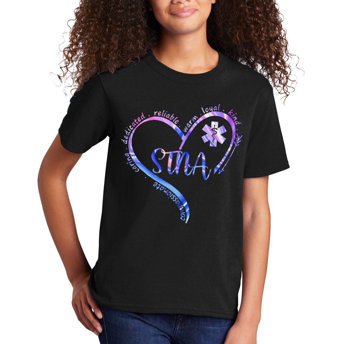 STNA Compassionate State Tested Nursing Assistant NURSE DAY Kids T-Shirt