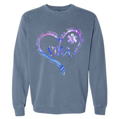 STNA Compassionate State Tested Nursing Assistant NURSE DAY Garment-Dyed Sweatshirt