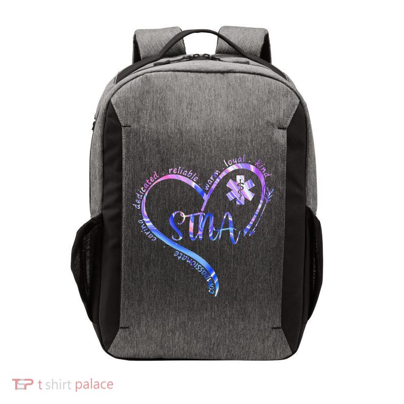 STNA Compassionate State Tested Nursing Assistant NURSE DAY Vector Backpack