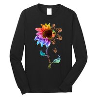 Sunflower Cocker Spaniel Head Funny Dog Long Sleeve Long Sleeve Shirt