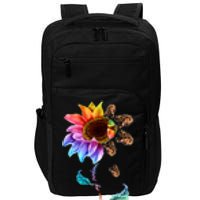 Sunflower Cocker Spaniel Head Funny Dog Long Sleeve Impact Tech Backpack