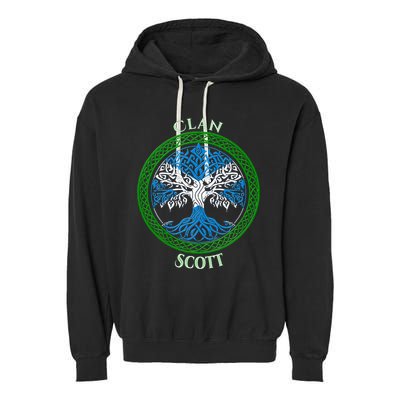 Scott Clan Scottish Family Garment-Dyed Fleece Hoodie
