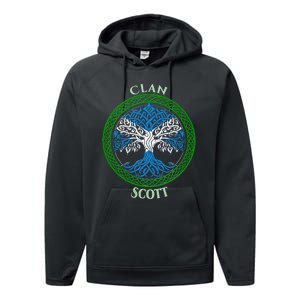 Scott Clan Scottish Family Performance Fleece Hoodie