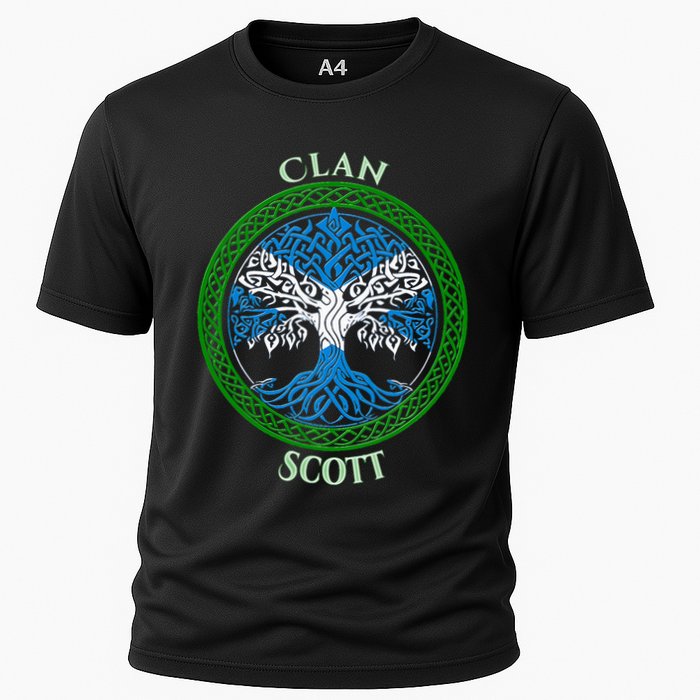 Scott Clan Scottish Family Cooling Performance Crew T-Shirt