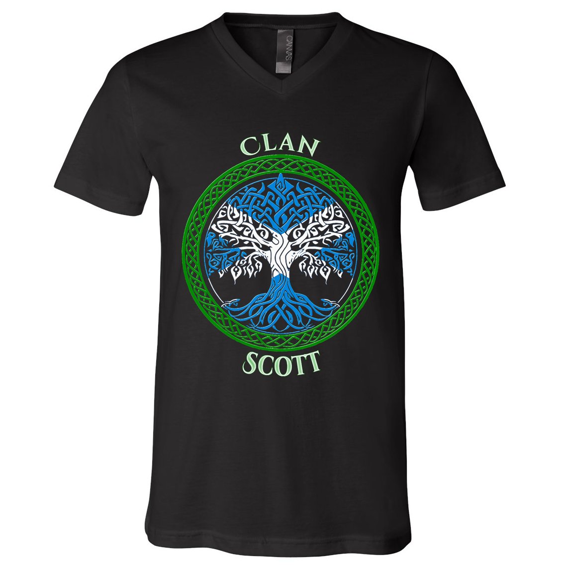 Scott Clan Scottish Family V-Neck T-Shirt