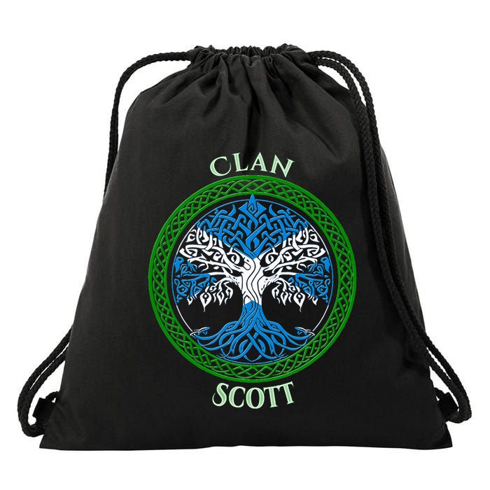 Scott Clan Scottish Family Drawstring Bag
