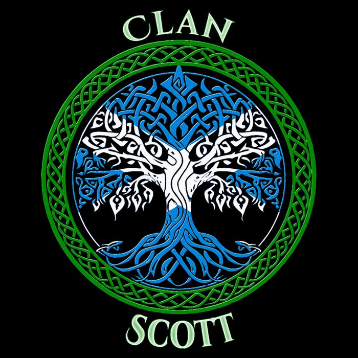 Scott Clan Scottish Family Drawstring Bag