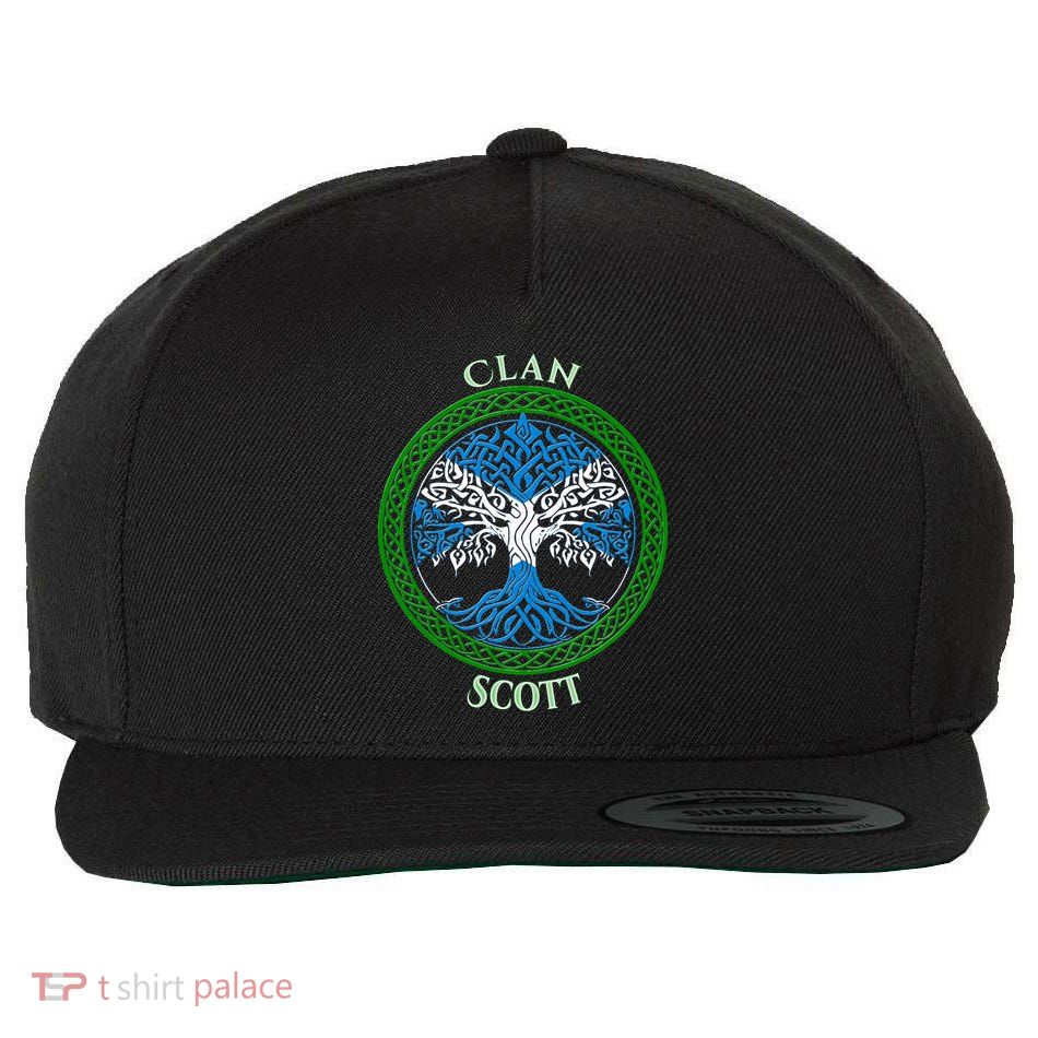 Scott Clan Scottish Family Wool Snapback Cap