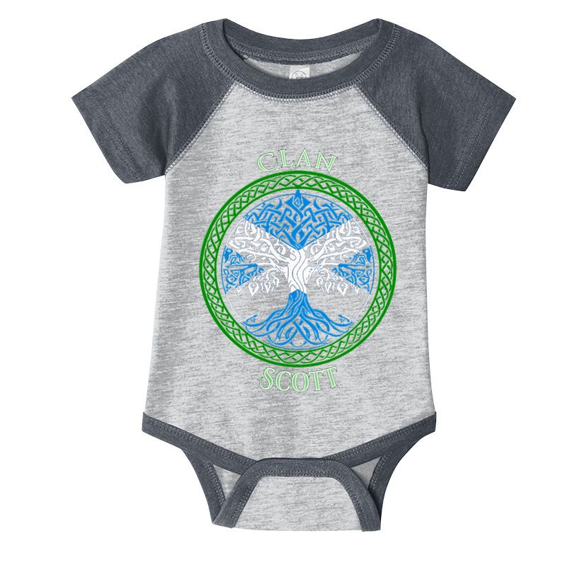 Scott Clan Scottish Family Infant Baby Jersey Bodysuit