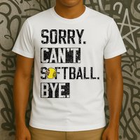 Sorry Can't softball Bye Funny softball Player vintage T-Shirt