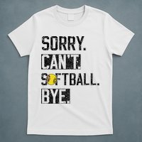 Sorry Can't softball Bye Funny softball Player vintage T-Shirt