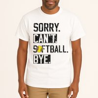 Sorry Can't softball Bye Funny softball Player vintage Tall T-Shirt