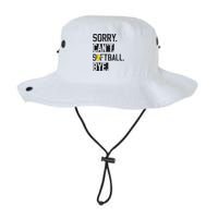 Sorry Can't softball Bye Funny softball Player vintage Bucket Hat