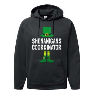 Shenanigans Coordinator St Patricks Day Performance Fleece Hoodie