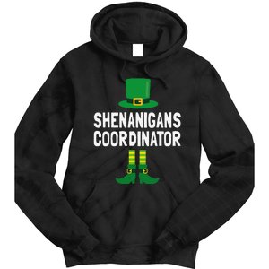 Shenanigans Coordinator St Patricks Day Tie Dye Hoodie