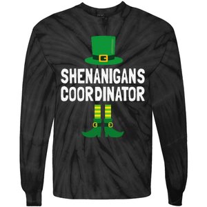 Shenanigans Coordinator St Patricks Day Tie-Dye Long Sleeve Shirt