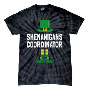 Shenanigans Coordinator St Patricks Day Tie-Dye T-Shirt