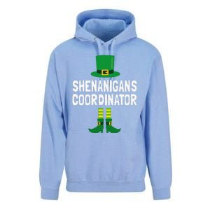 Shenanigans Coordinator St Patricks Day Unisex Surf Hoodie