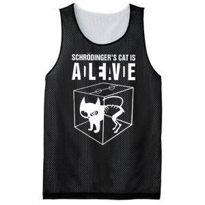 Schrodingers Cat Schrödinger’s Cat IS ALIVE Mesh Reversible Basketball Jersey Tank