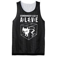 Schrodingers Cat Schrödinger’s Cat IS ALIVE Mesh Reversible Basketball Jersey Tank