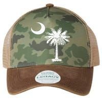 South Carolina State Flag Palmetto Tree Crescent Moon Sc Legacy Tie Dye Trucker Hat