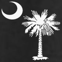 South Carolina State Flag Palmetto Tree Crescent Moon Sc Cool Comfort Performance Bucket Hat