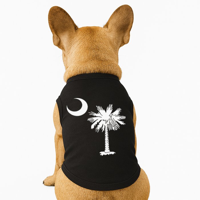 South Carolina State Flag Palmetto Tree Crescent Moon Sc Doggie Tank