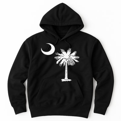 South Carolina State Flag Palmetto Tree Crescent Moon Sc Hoodie